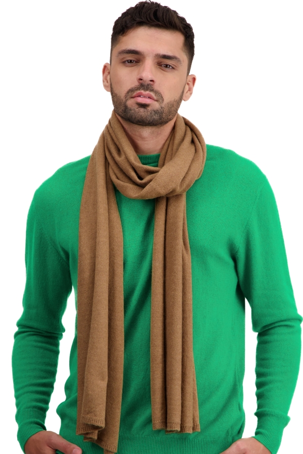 Baby Alpaca accessories scarves mufflers tyson caramel 210 x 45 cm